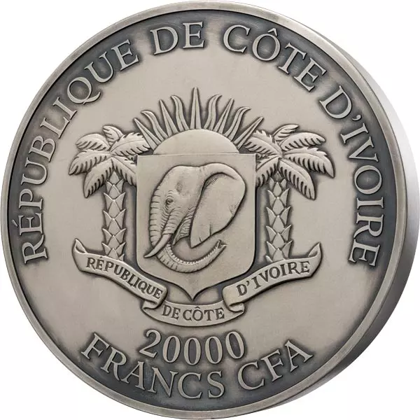 20.000 Francs Elfenbeinküste Big Five Africa - Leopard 2023