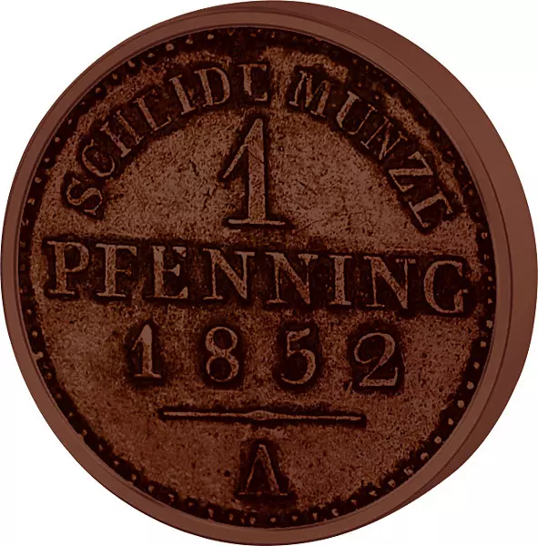 1, 2 und 3 Pfennig Preußen König Friedrich Wilhelm IV. 1841-1860