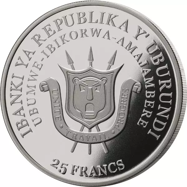 1 Unze Silber Burundi Springbock 2025