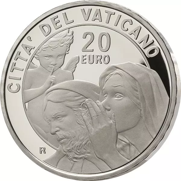 Euro Kursmünzensatz Vatikan 2024 inklusive 20-Euro-Silbergedenkmünze