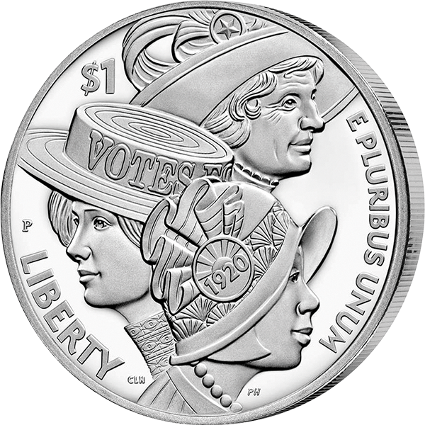 1 Dollar USA 100 Jahre Frauenwahlrecht 2020