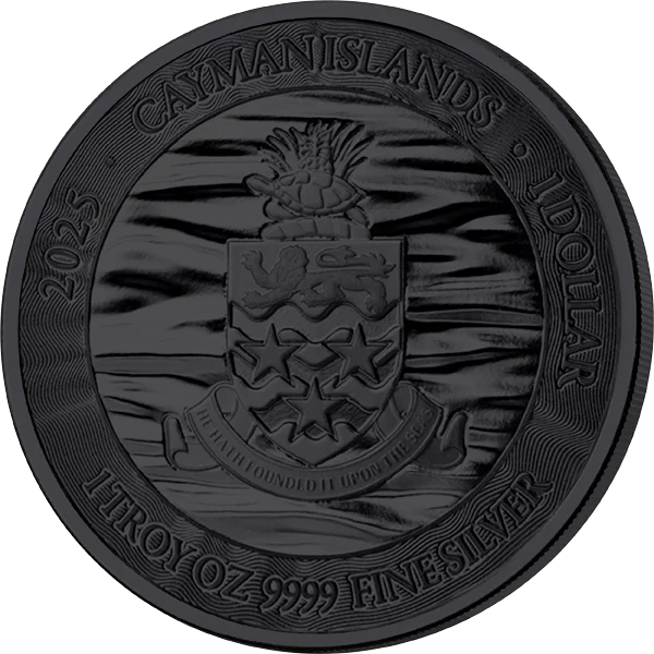 1 Dollar Kaimanninseln Schildkröte 2025 Golden Enigma Edition