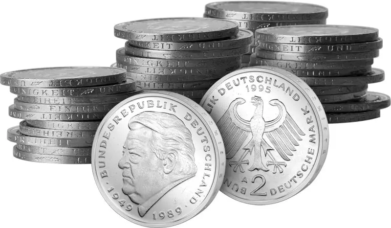 59 x 2 DM BRD Franz Josef Strauß 1990-2001