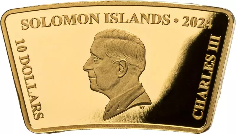 10 Dollars Salomonen Lunar Year Gold Edition - Büffel 2024