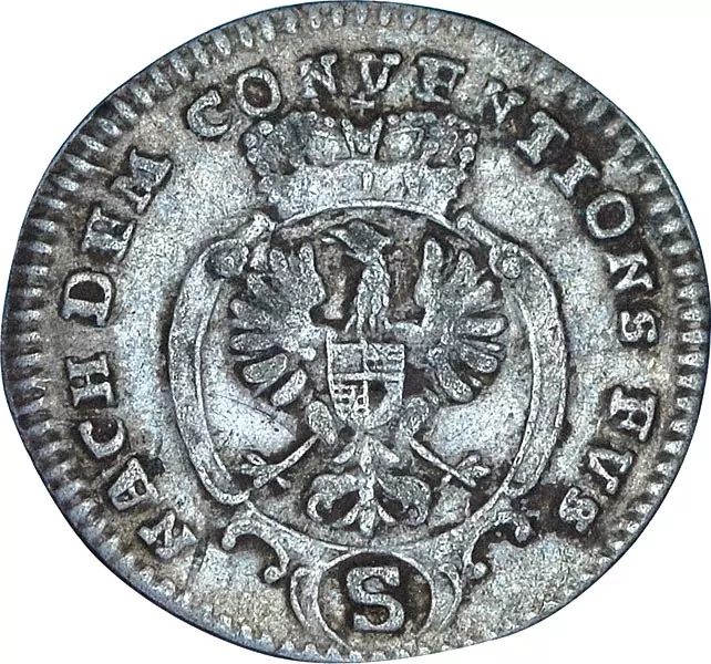 2 1/2 Kreuzer Brandenburg-Ansbach Markgraf Karl Alexander 1766-1779