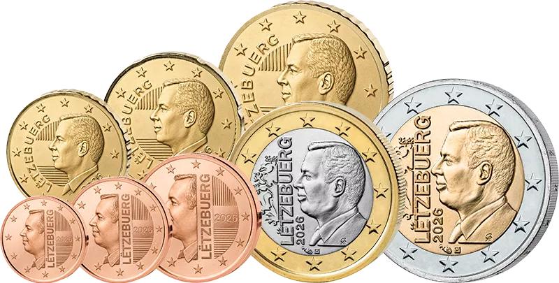 Euro-Kursmünzensatz Luxemburg 2026