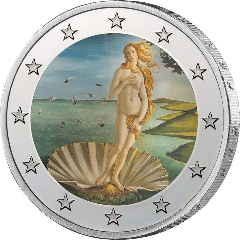 2-Euro-Künstlerausgabe Geburt der Venus