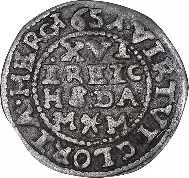 1/16 Taler Schleswig-Holstein Herzog Friedrich III. 1616-1694
