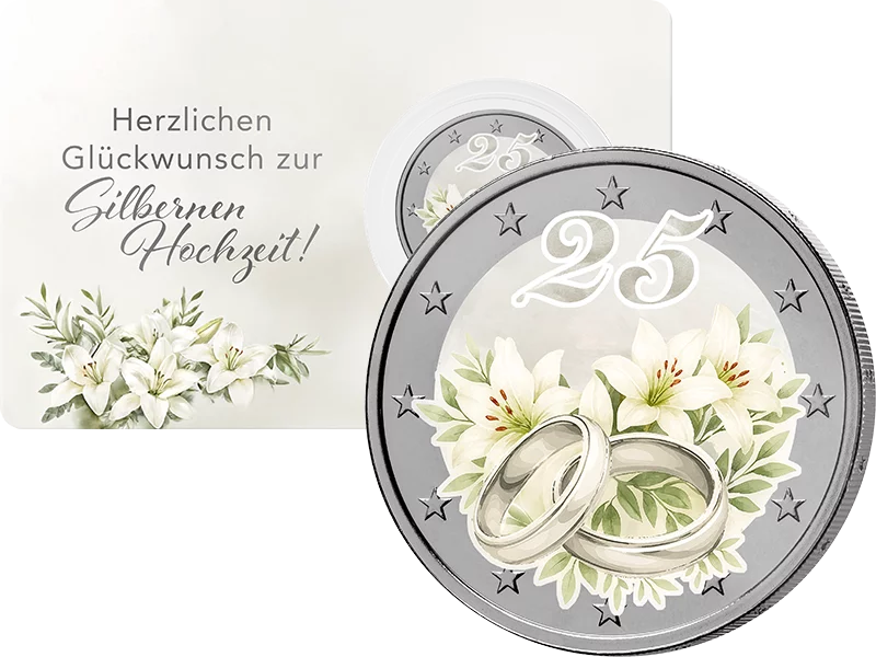 2-Euro-Premiumausgabe Silberne Hochzeit 2-Euro-Premiumausgabe Silberne Hochzeit