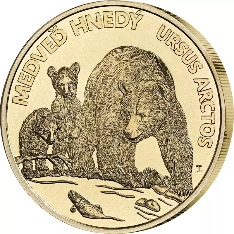 5 Euro Slowakei Flora und Fauna Braunbär 2023