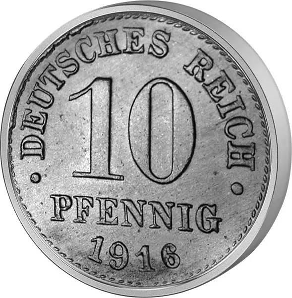 10 Pfennig Deutsches Reich Adler 1916-1917