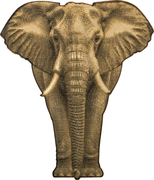 100 Francs Kongo Wildlife in Golden Shapes Elefant 2026