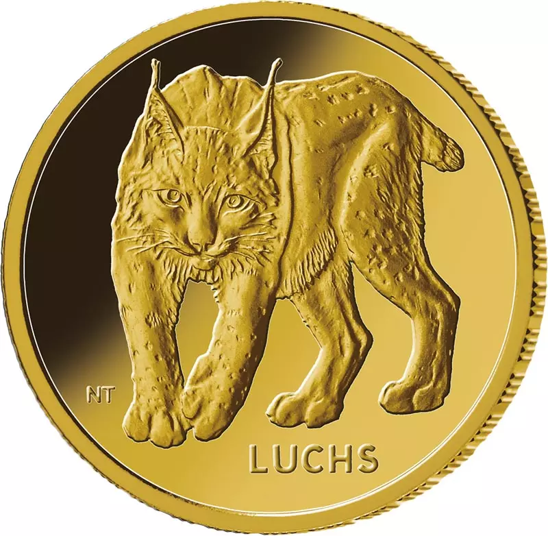 20 Euro BRD Rückkehr der Wildtiere - Luchs 2025 Stempelglanz