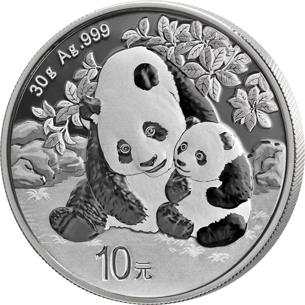 10 Yuan China Panda Silber 2024 10 Yuan China Panda Silber 2024