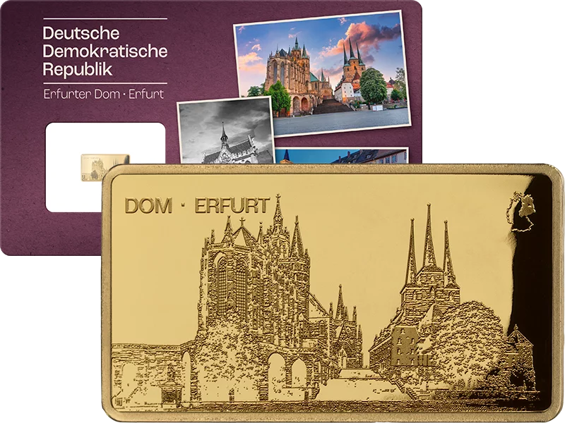 50 Tala Samoa Goldbarren DDR 15 Bezirke -  Erfurt Erfurter Dom 2026