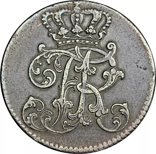3 Pfenning Brandenburg-Preußen König Friedrich 1752-1763