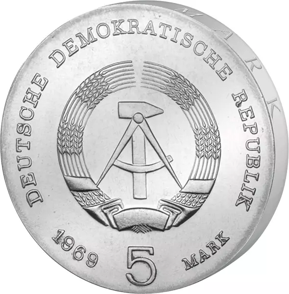5 Mark DDR Heinrich Hertz 1969