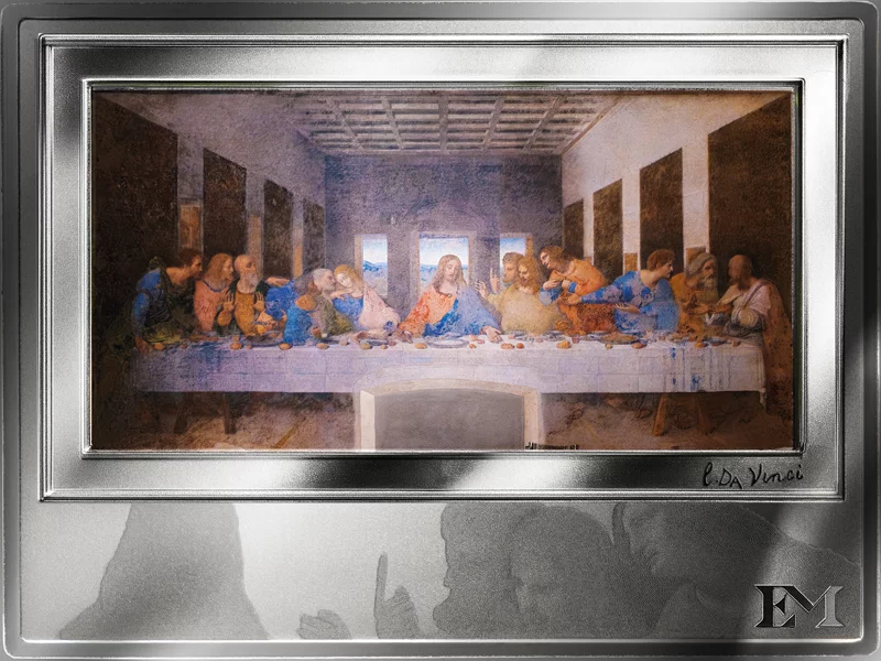 Silberbarren Ewige Meisterwerke - Abendmahl 2025