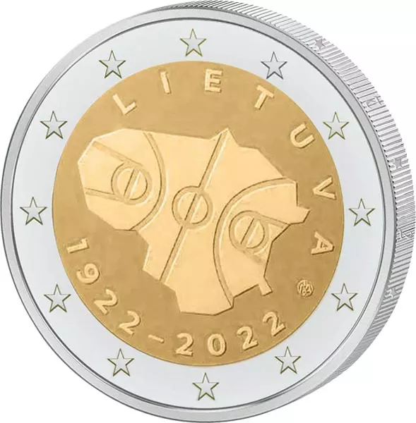 2 Euro Litauen 100 Jahre Basketball 2022