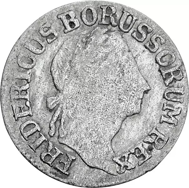3 Gröscher Brandenburg-Preußen König Friedrich II. 1771-1786