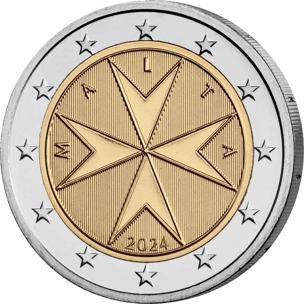 Euro-Kursmünzensatz Malta inklusive 2-Euro-Gedenkmünze Zitadelle Gozo 2024