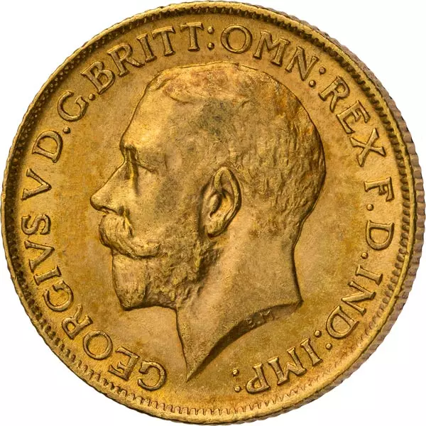 1 Sovereign Großbritannien King Georg V. JuW 1911-1925