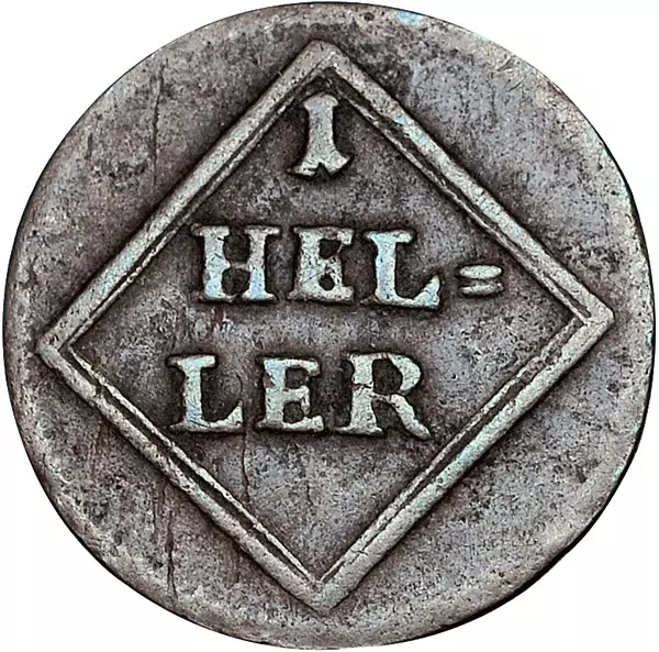 1 Heller Bayern Kurfürst Karl Theodor 1778-1798