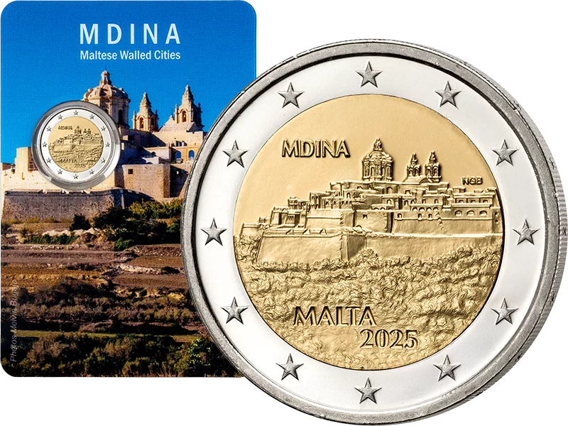 2 Euro Malta Mdina 2025