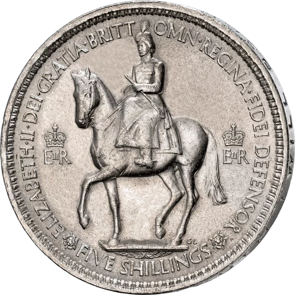 1 Crown Großbritannien Coronation Crown 1953