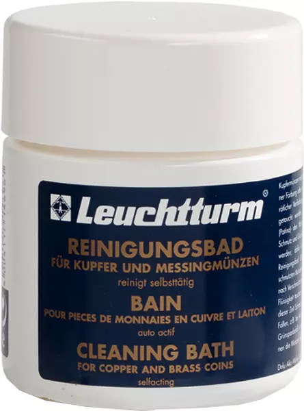 Münzreinigungs-Tauchbad für Kupfermünzen