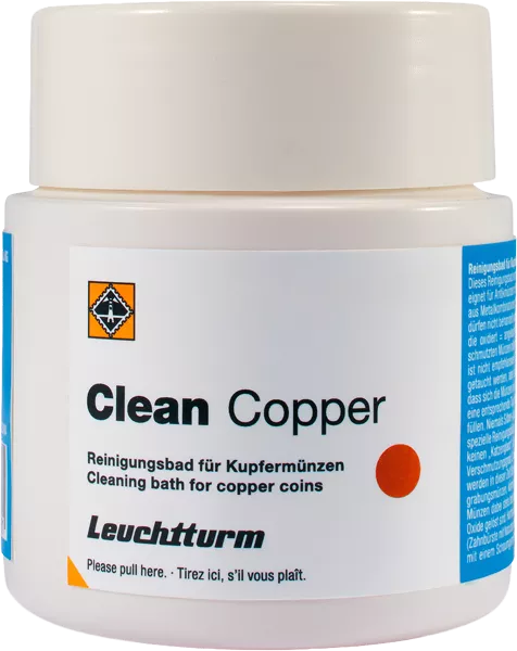 Münzreinigungs-Tauchbad für Kupfermünzen