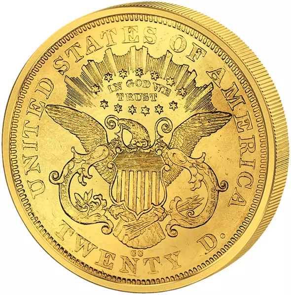 20 Dollars USA Liberty-Kopf 1849-1907