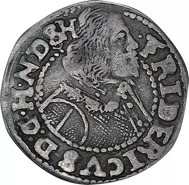 1/16 Taler Schleswig-Holstein Herzog Friedrich III. 1616-1694