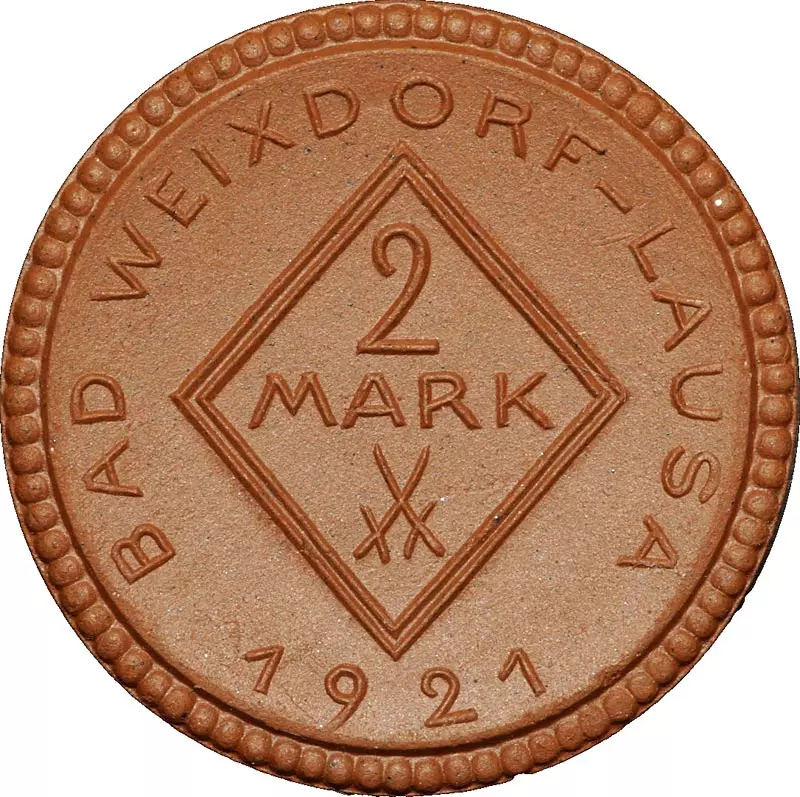 2 Mark Bad Weixdorf - Lausa (Sachsen) 1921
