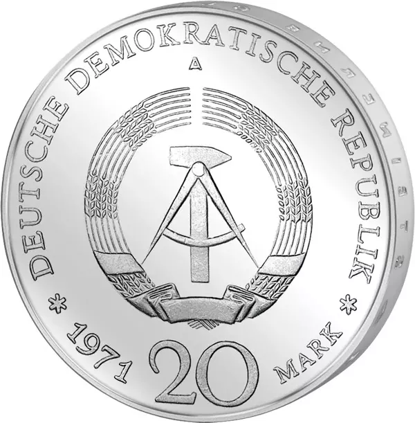 20 Mark DDR Ernst Thälmann 1971 vorzüglich