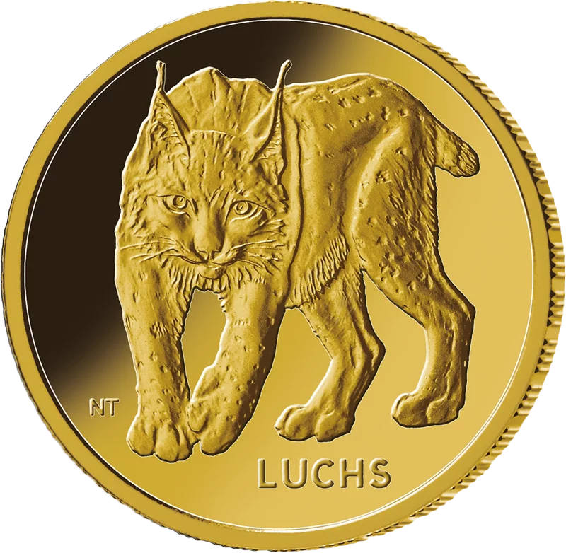 20 Euro BRD Rückkehr der Wildtiere - Luchs 2025 Stempelglanz (F)