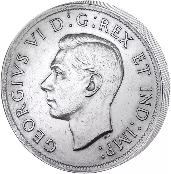 1 Dollar Kanada Parlamentsgebäude 1939 Vorzüglich