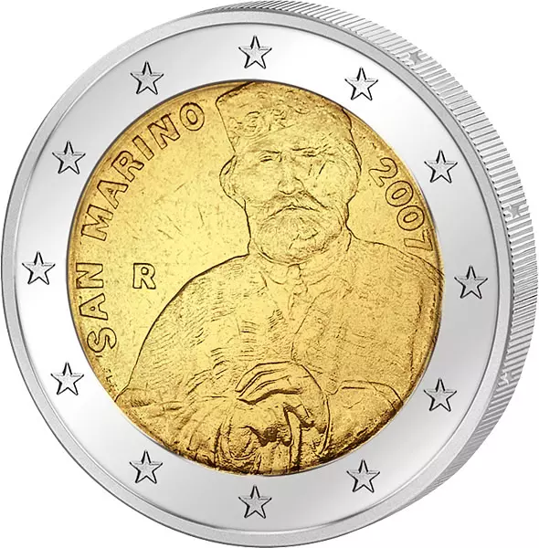 2 Euro San Marino Giuseppe Garibaldi 2007