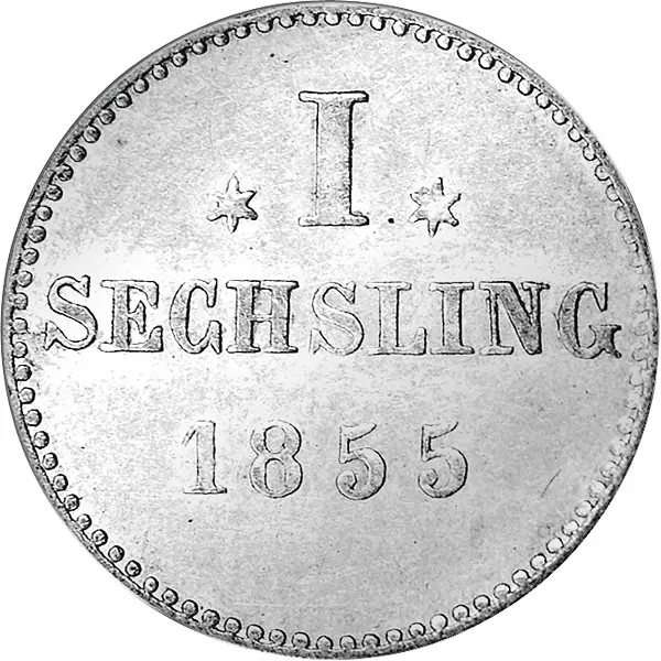 1 Sechsling Freie Hansestadt Hamburg 1800-1855