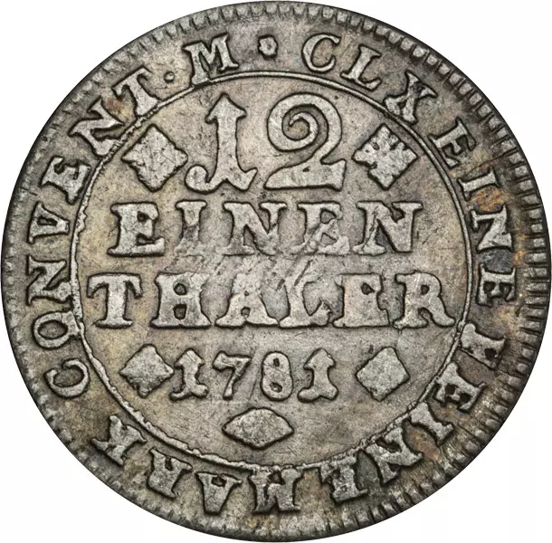 1/12 Taler Braunschweig-Wolfenbüttel Ross 1780-1806