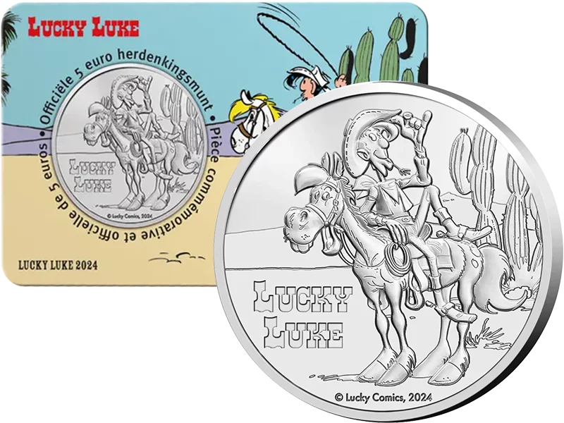 5 Euro Belgien Lucky Luke 2024