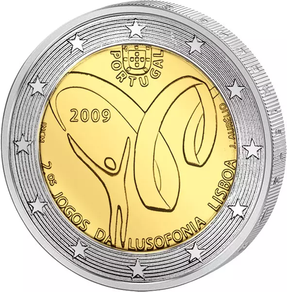 2 Euro Portugal Spiele der Lusophonie 2009