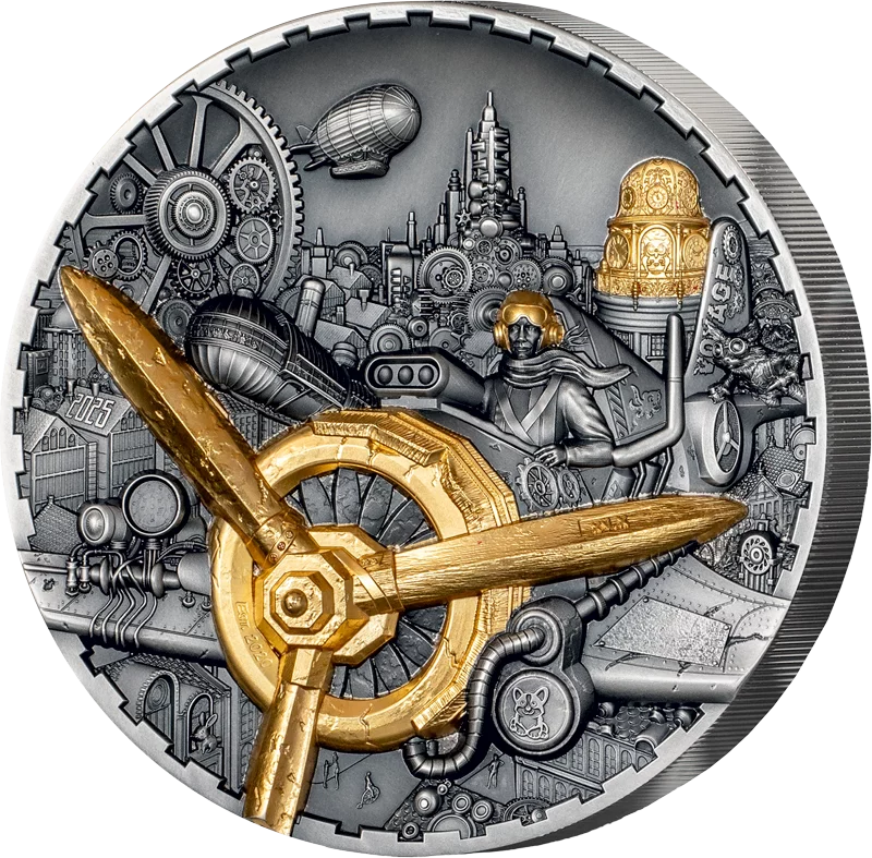 20 Dollars Cook-Inseln Steampunk Aviation 2025