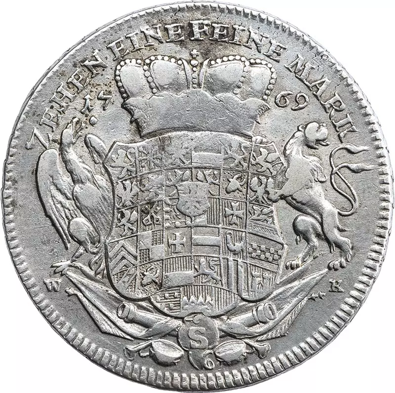 Konventionstaler Brandenburg-Ansbach Karl Alexander 1769/1771