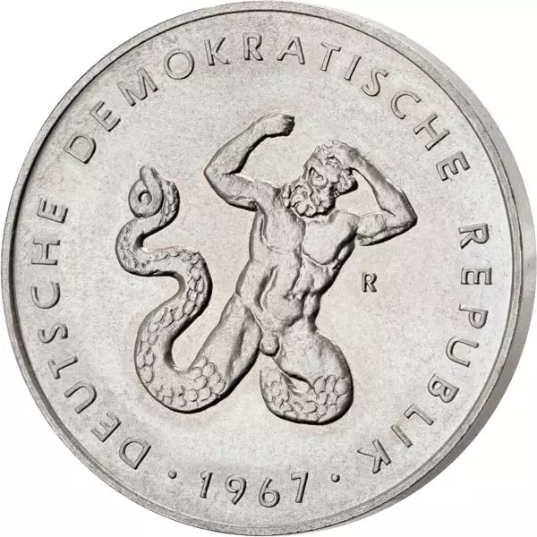 DDR Gedenkmedaille Pergamonatar - Staatliche Museen Berlin 1967