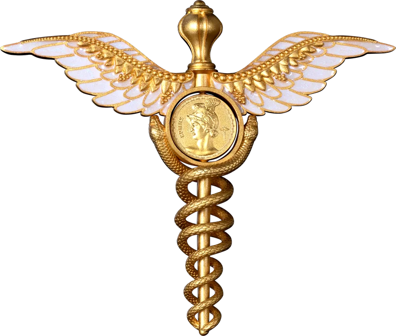 5 Dollars Samoa The Staff of Hermes Caduceus 2025
