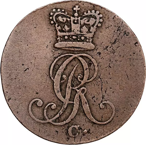 1 Pfennig Hannover König Georg III. 1814-1820