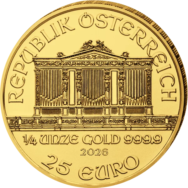 1/4 Unze Gold Österreich Wiener Philharmoniker 2026