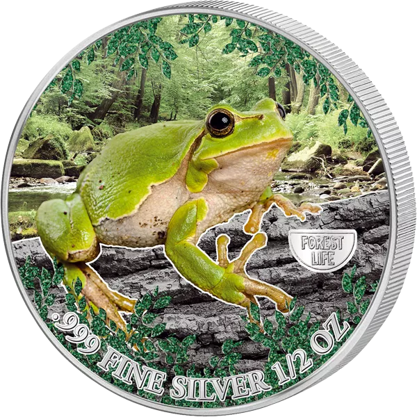 500 Francs Kamerun Mysterious Rhodium Forest Life - Laubfrosch 2026