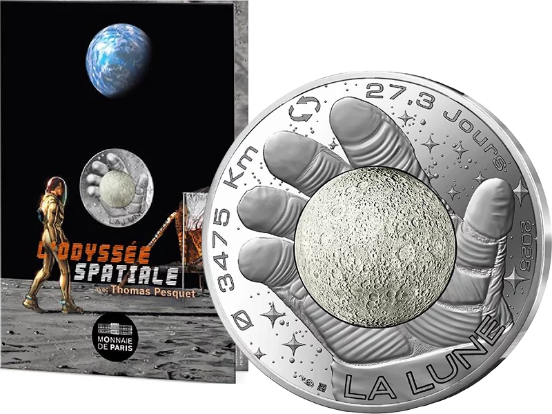 10 Euro Frankreich Mond 2025